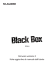 Black Box • Firmware versione 2 Nota aggiuntiva al - M