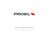 Manuale di applicazione del logo Proel logo application manual