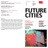 future cities - Facoltà di Pianificazione del Territorio