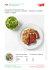 Costine con quinoa colorata - insalata e insalata verde in foglia PDF