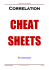 correlation cheat sheets
