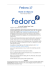 Note di rilascio - Fedora Documentation