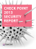 Check Point Security Report 2013