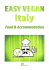 Easy vegan Italy