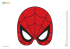 Maschera di carnevale da Spider Man da ritagliare