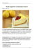 Ricette vegetariane: il Cheesecake al limone