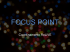 Focus Point Relive - Cattedra di Criminologia