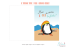 Biglietto auguri pinguino - Elegraf Grafica Freelance