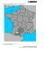 Mappa del Dipartimento del Gers - Auch, Francia